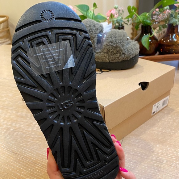 UGG oh Fluffita sandals shoes fluffy sterling slingback burnt olive - Picture 11 of 15